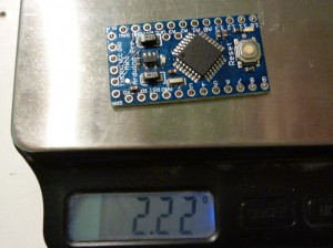 arduino pro mini weight olliw